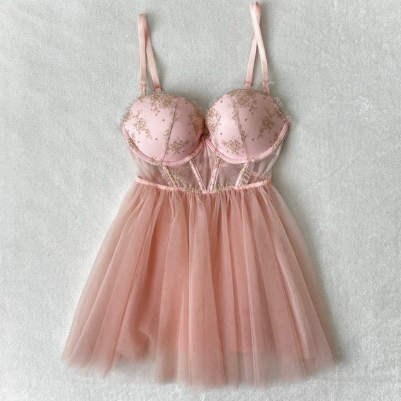 Victoria's Secret Other - Victoria's Secret Ballerina Tulle Babydoll 34C (Sabrina Carpenter style)